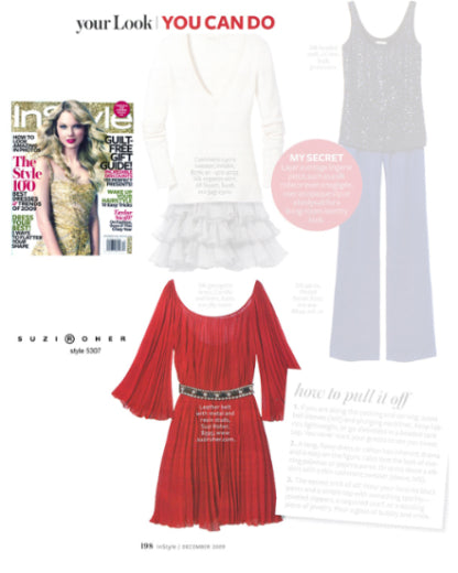 Suzi Roher Belt Featured In December Issue Of Instyle