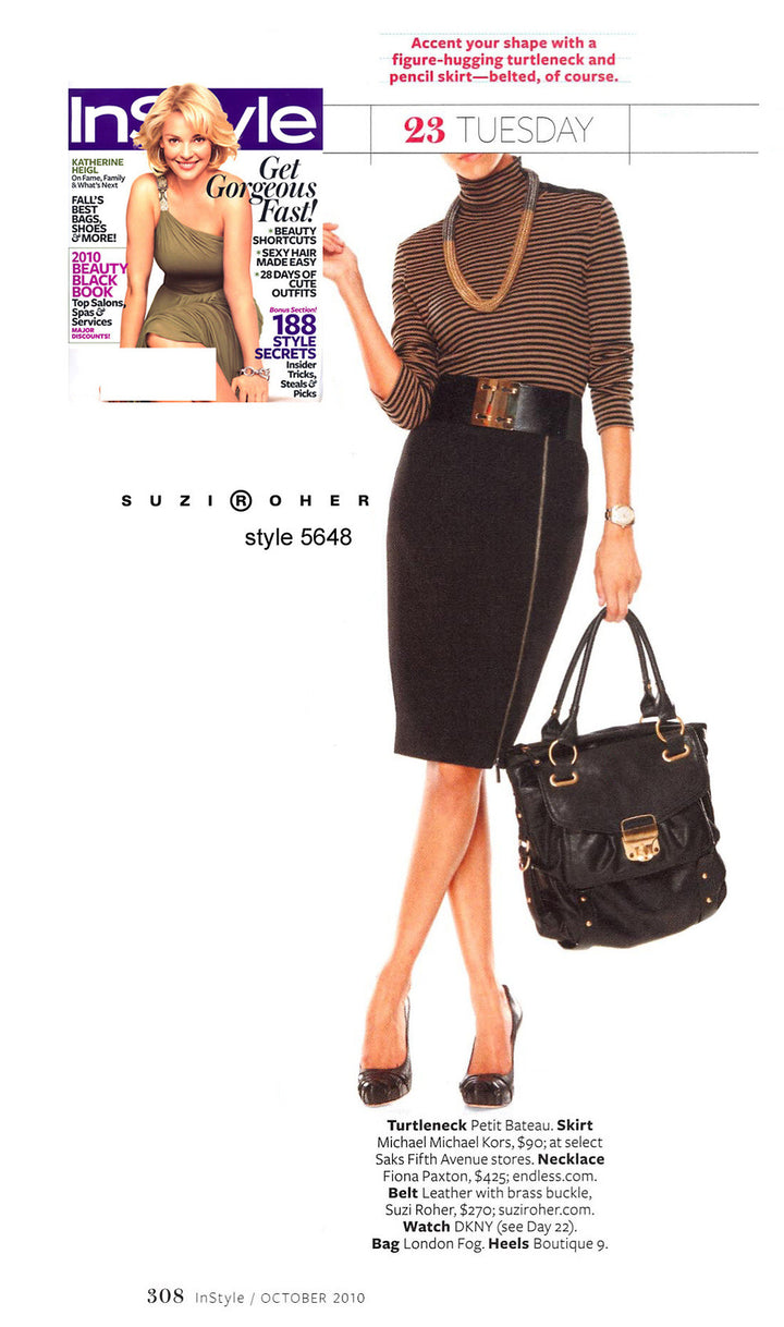Instyle Features Suzi Roher Belt Style 5648