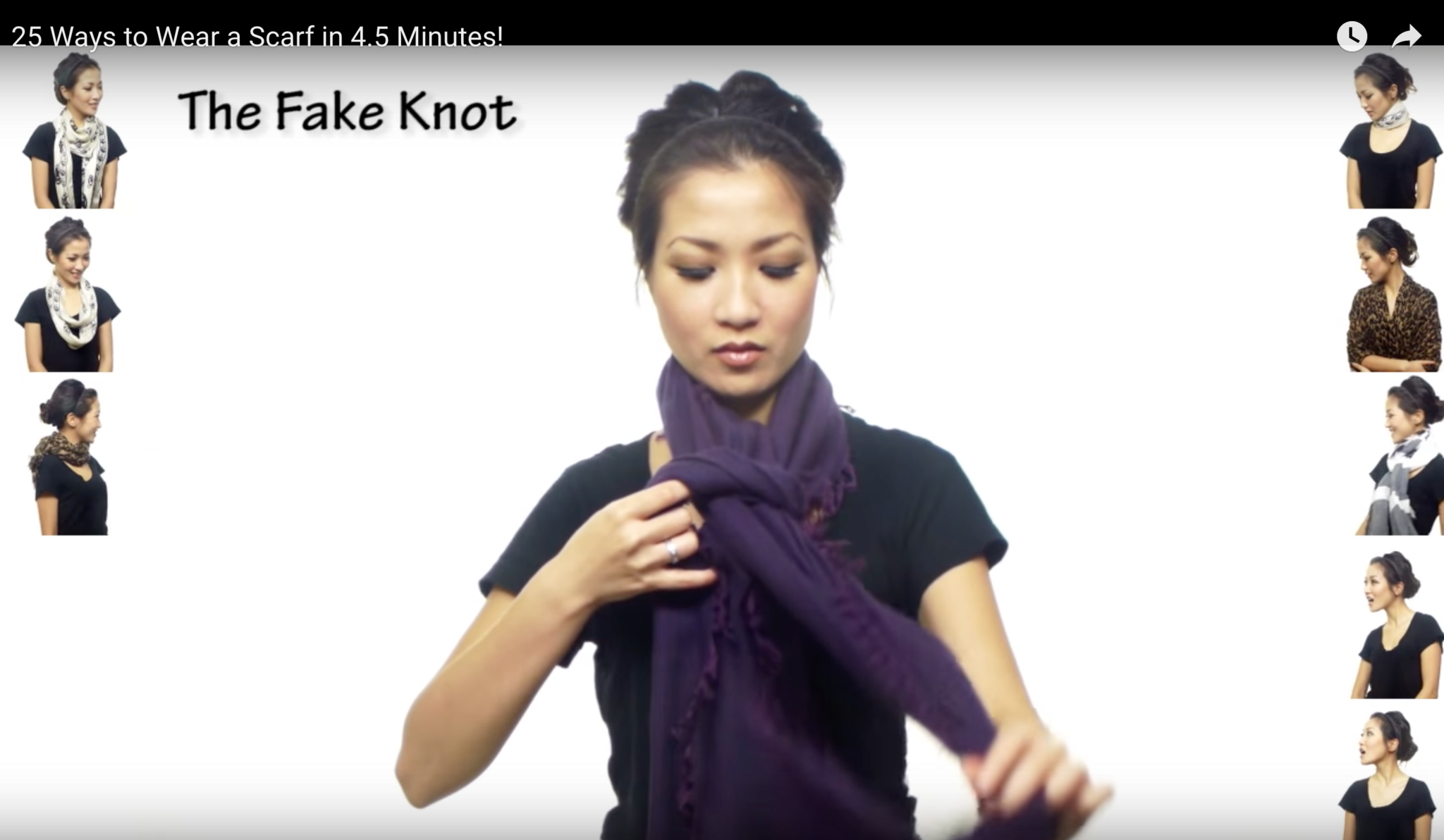Wendy Nguyen Shows Us 25 Ways To Wear A Scarf