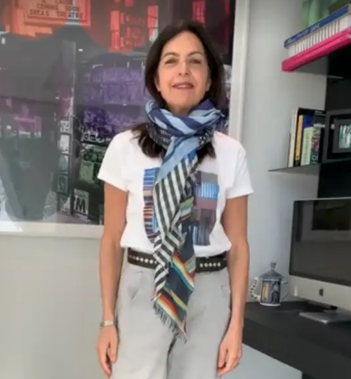 How to use your Suzi Roher scarf as a mask
