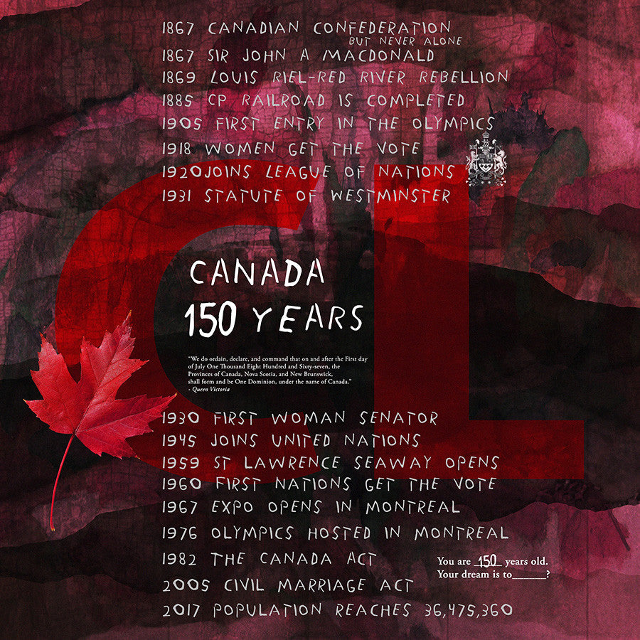 Celebrating 150 Years! Happy Birthday Canada