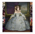 The “Greta Garbo” fine art print by SUZI ROHER features a vintage portrait of Greta Garbo crowned and collaged on a noblewoman’s body, set against colorful comic-style patterns.